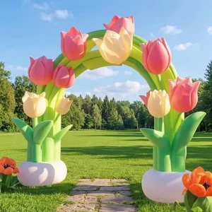 Custom Festive Inflatable Advertising Decoration Inflatable Arch Christmas Children’s Wedding Flowers Inflatable Arch