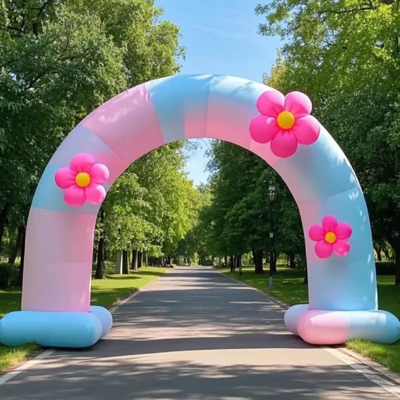 Custom Festive Inflatable Advertising Decoration Inflatable Arch Christmas Children’s Wedding Flowers Inflatable Arch