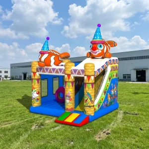 Custom Fish Inflatable Bounce House Castle Combo Jumpers for Sale Inflatable Bouncer for Kids