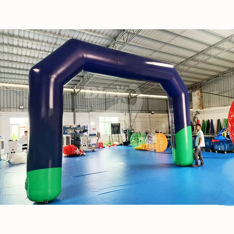 Pintu Iklan Kustom PVC Tahan Air Tahan Lama Gerbang Inflatable dengan Pompa Udara Listrik untuk Acara