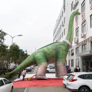 Custom Giant Cartoon Dinosaur Mascot Inflatable Advertising Design for Events for Outdoor Advertising Inflatables