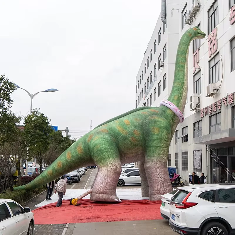 Diseño de mascota inflable de dinosaurio de dibujos animados gigante personalizado para eventos, inflables para publicidad exterior
