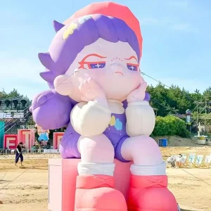 Custom Giant Girl Doll Inflatable Character Model Advertising Inflatables Outdoor Decoration