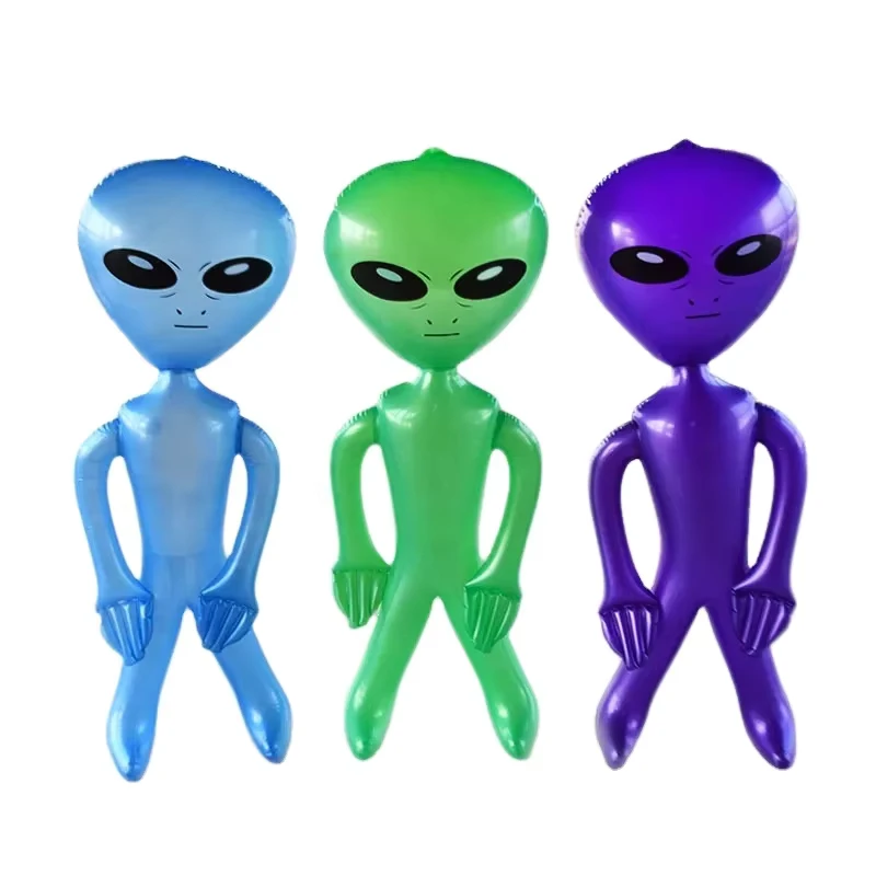 Giocattolo gonfiabile alieno gigante personalizzato in PVC per bambini, gonfiabili per feste di compleanno
