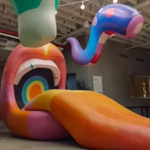 Escultura de Arte Inflable Gigante Personalizada con Impresión Digital Impermeable y Duradera para Festivales al Aire Libre y Eventos de Activación de Marca