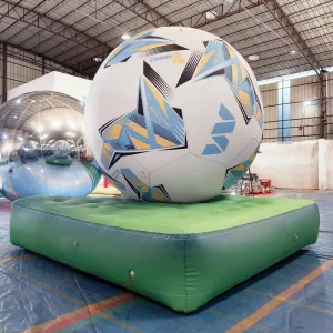 Custom Giant Inflatable Football Model Inflatable Ball Round Shape Model