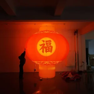 Custom Giant Inflatable Lantern New Year Stage Mall Display Prop