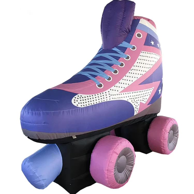 Custom Giant Inflatable Shoes and Roller Skate for Party Advertising with Balloon Snow Globe Tent Model Includes Air Blower