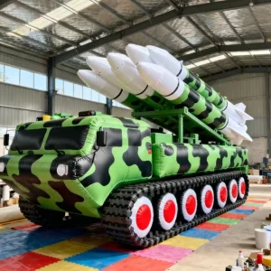 Custom Giant Simulation Inflatable Decoy Missile Car Patriot Launch Vehicle Armored False Target Model PVC Airplane Truck Party