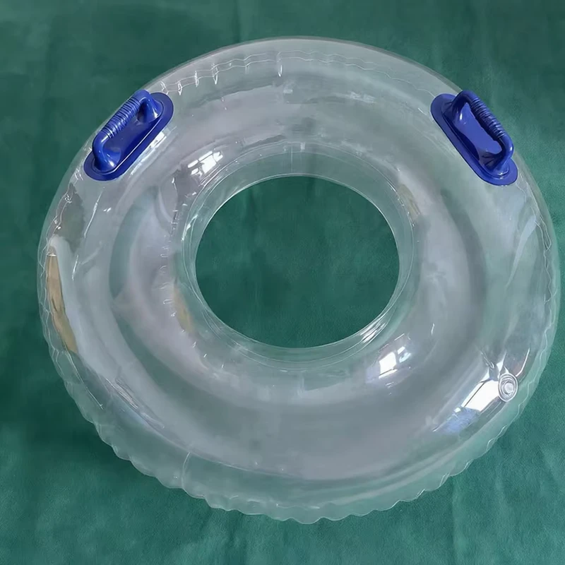 Cincin Renang Inflatable PVC Transparan Kustom Tahan Lama untuk Peralatan Air