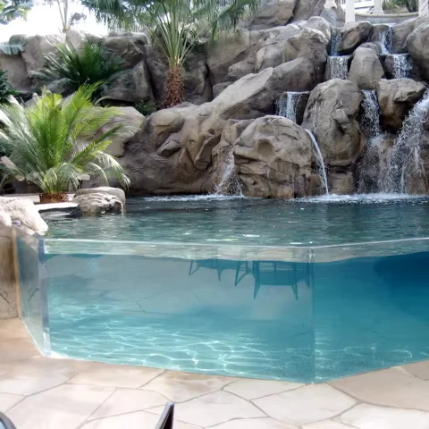 Aquecedor de Água para Piscina em Contêiner de Fibra de Vidro Acrílico de Alta Qualidade Personalizado