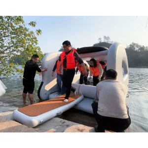 Platform Dermaga Terapung Laut Berkualitas Tinggi yang Dapat Disesuaikan, Jalan Masuk Terapung