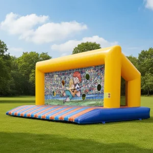 Arco Inflável para Jogos de Tiro à Prova de Água e Resistente ao Tempo com Furos Personalizados para Eventos de Carnaval