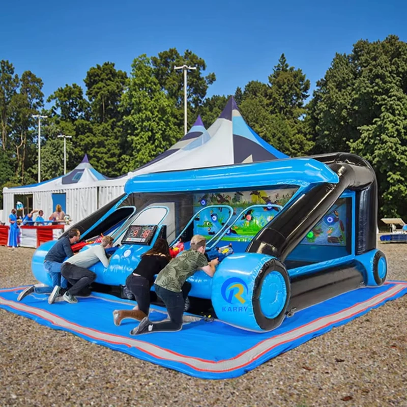 Custom IPS System Inflatable Games Adults Interactive Sports Carnival Game Commercial Inflatable IPS Shooting Game