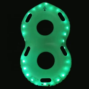 Custom Inflatable Adult Children Printing Led Swimming Ring Float