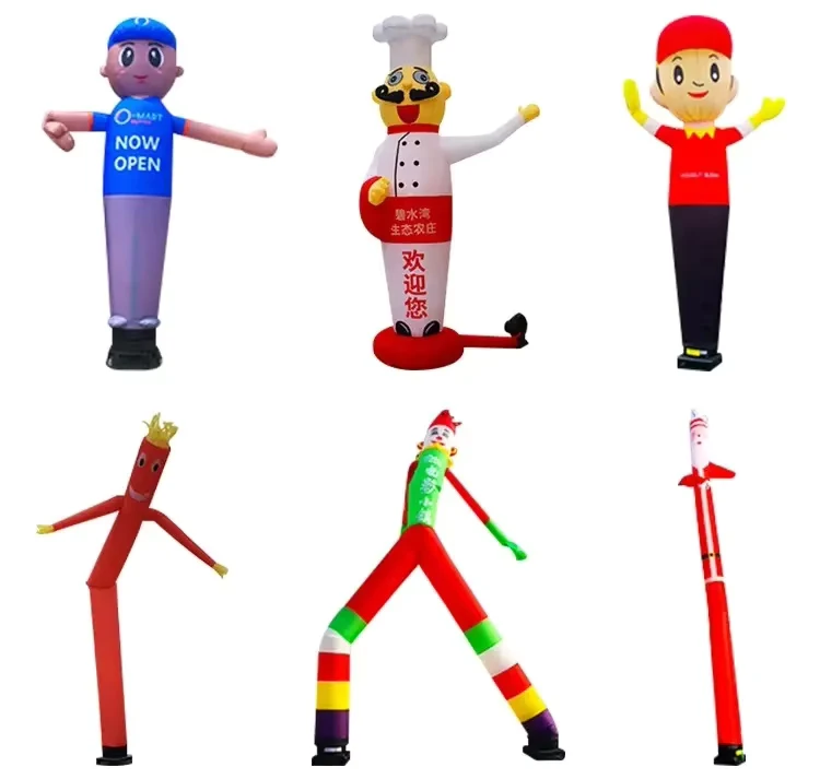 Người nhảy bơm hơi quảng cáo tùy chỉnh, ống bơm hơi, người nhảy trên không, búp bê nhảy trên không