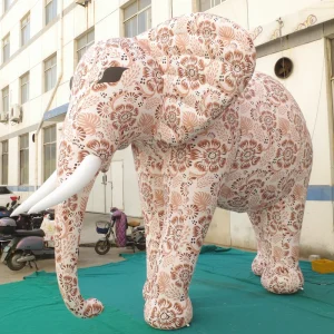Custom Inflatable Advertising Elephant Design Cartoon Mascot for Outdoor Events Inflatable Animals