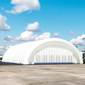 Custom Inflatable Air Dome Structure Waterproof Durable Aircraft Hangars Tunnel Tent Shelter with Customizable Size for Planes