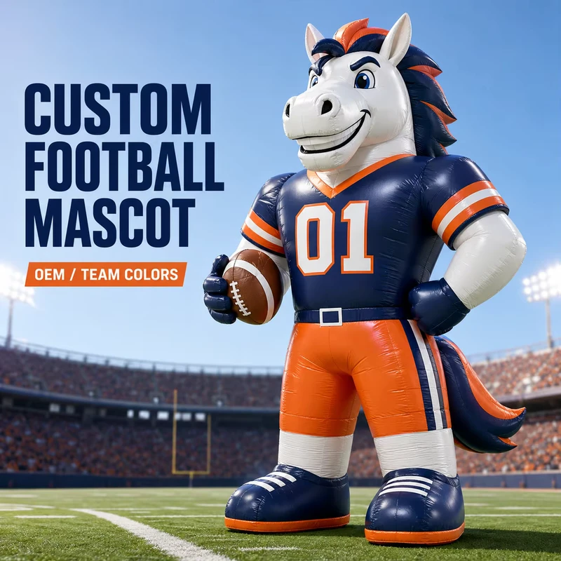 Mascotte Gonfiabile Personalizzata per Pubblicità, Adatta per Promozioni e Decorazioni in Eventi Sportivi