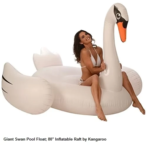 Galleggianti Personalizzati per Animali Gonfiabili, Galleggianti per Piscina Gonfiabili, Cuscino Galleggiante a Cigno