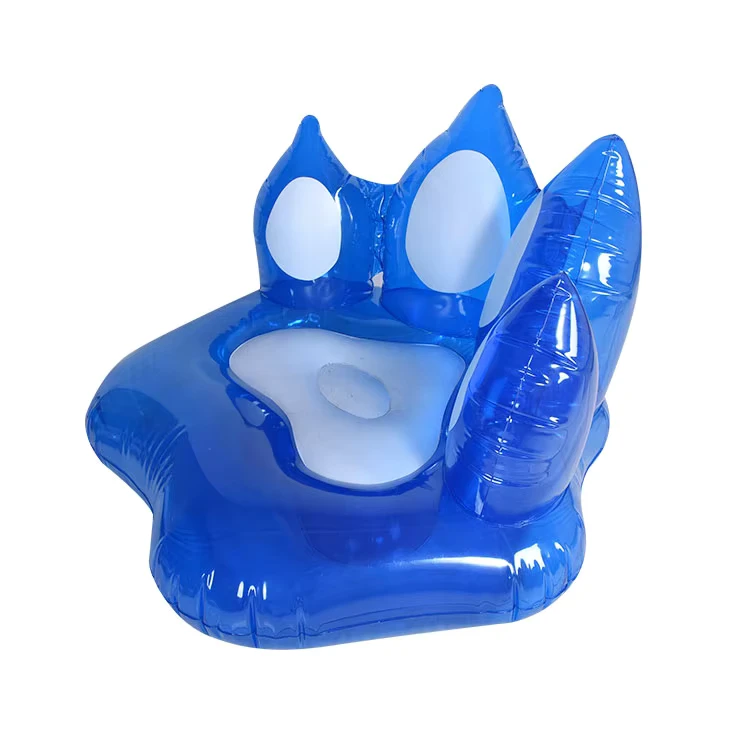 Jouets animaux gonflables personnalisés, fauteuil lounge gonflable, patte de chat, intérieur, extérieur, camping, jardin, canapé gonflable élégant