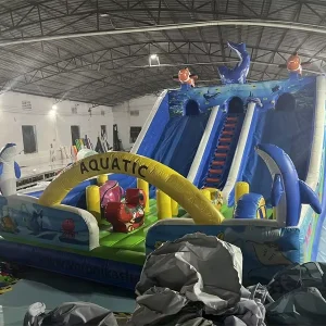 Custom Inflatable Aqua Park Large Inflatable Aquatic Playground Amusement Park