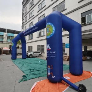 Arco Inflável Personalizado para Entrada - Arco Inflável para Eventos Desportivos de 6m - Cerimónia de Abertura