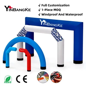 Custom Inflatable Arch Grand Opening Celebration Wedding Competition Arch Personalized Sign Marathon Arch
