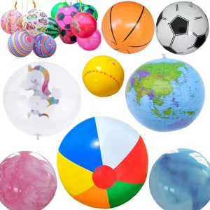 Custom Inflatable Ball Toys Soccer Basketball Globe Sphere Balloon Party Pool Beach Accessories for Children Gifts