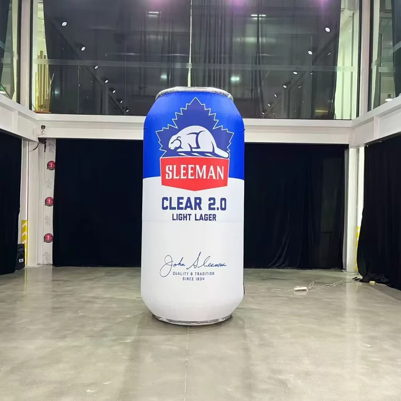 Individuelles aufblasbares Bierdose 3M luftdicht HD-Druck Weinflasche riesige aufblasbare Flasche für aufblasbare Werbeausstattung