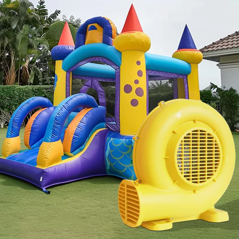 Aangepaste Opblaasbare Blower Bouncy 480w Elektrische Waterdichte Blower Opblaasbaar