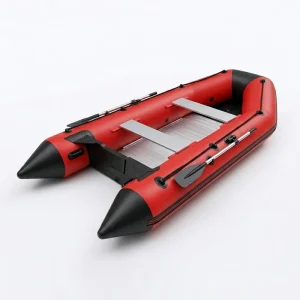 Custom Inflatable Boat Aluminum Floor PVC Dinghy Raft Fishing Boat with CE