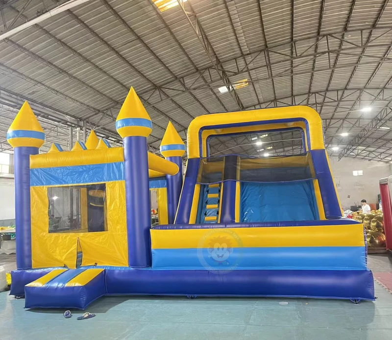 Individuelles Aufblasbares Hüpfhaus, Outdoor Bouncy Castle Combo, Aufblasbarer Bouncer Unterhaltung in der Nähe der Popcornmaschine