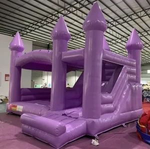 Custom Inflatable Bounce House with Inflatable Logo for Kids Birthday Parties Waterproof Material for Bounce House Rental