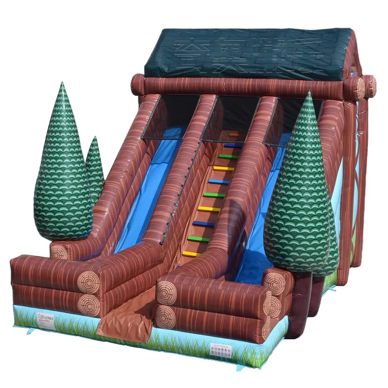 Custom Inflatable Bouncy Castle With Water Slide for Children