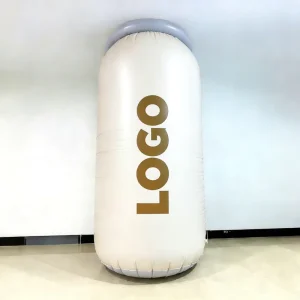 Productos inflables personalizados de latas y botellas para uso en exhibición