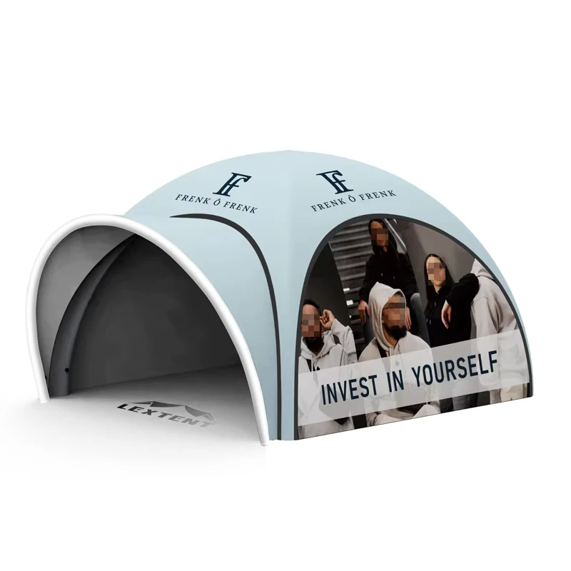 Custom Inflatable Canopy Tent Customized Logo for Branded Events Outdoor Waterproof Oxford Cloth Advertising Tent