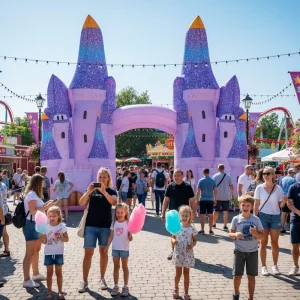Arco Gonfiabile Personalizzato con Forte Impatto Visivo, Struttura Quadrata per Eventi e Festival