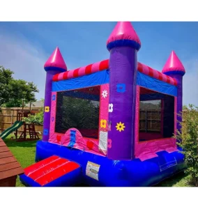 Custom Inflatable Children’s Jumping Blue Bounce House Small White Wedding Inflatable Castle for Kids Children