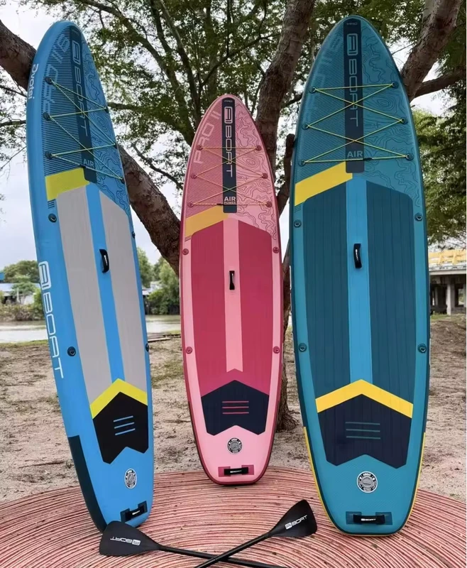 Papan Berdiri Inflatable Kustom Double Layer SUP Paddle Board Stand up SUP Board Tabla Padel Surf SUP Gonfiabile