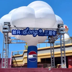 Custom Inflatable Drink Can HD Printing Oxford Cloth 11ft Giant Beer Soda Can Bottle Cup Outside Advertising Inflatable Cola Can