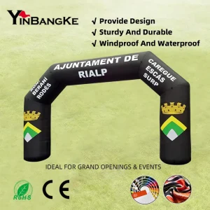 Custom Inflatable Finish Line Arch Suitable for Sports Events Outdoor Sports Inflatable Arch