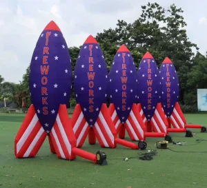 Individuelle Aufblasbare Feuerwerksdekoration Aufblasbare Werbeballons