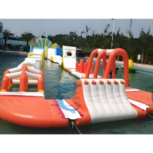 Custom Inflatable Floating Sea Lake Pool Water Park Obstacle Course Water Play Sports Entertainment Aqua Parks