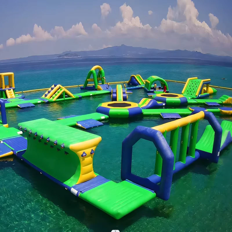 Curso de Obstáculos para Parque Aquático Flutuante Personalizado
