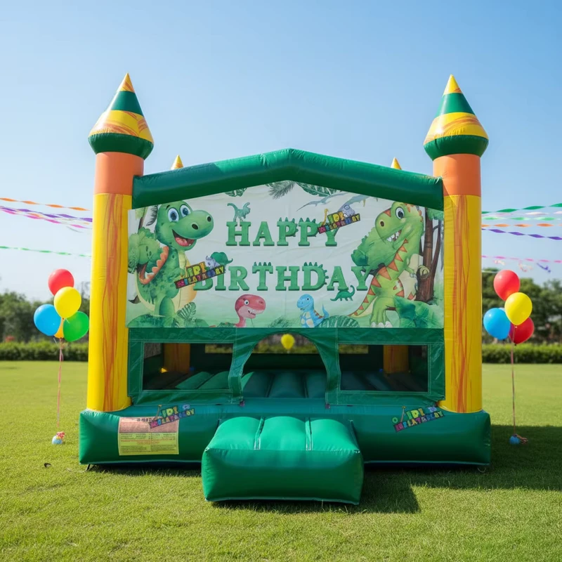 Pabrik Kastil Lompat Inflatable Kustom, Rumah Bouncy untuk Acara Ulang Tahun Anak, Sewa Bisnis