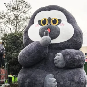 Custom Inflatable Mascot Monkey Advertising Inflatable Orangutan Mascot Outdoor Baboon Inflatable Decoration