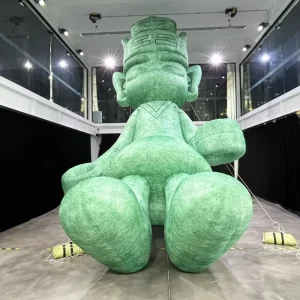 Mascota Inflable Personalizada Sanxingdui, Decoración Inflable para el Museo Sanxingdui al Aire Libre
