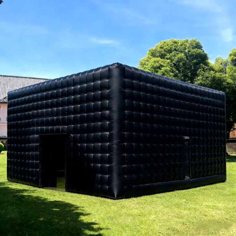 Custom Inflatable Nightclub With Lights Outdoor Music Party Inflatable Cube Tent Commercial Inflatable Club Tent For Events