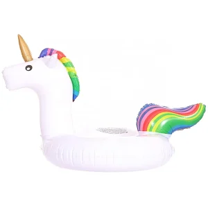 Custom Inflatable PVC Adult Animal Shape Unicorn Swimming Ring